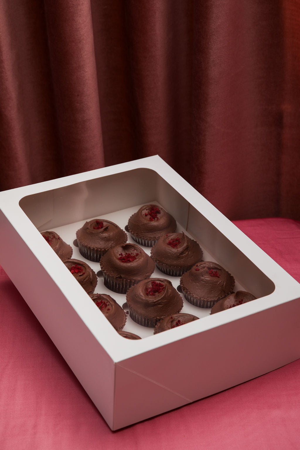 Vegan chocolate and raspberry (12 pack)