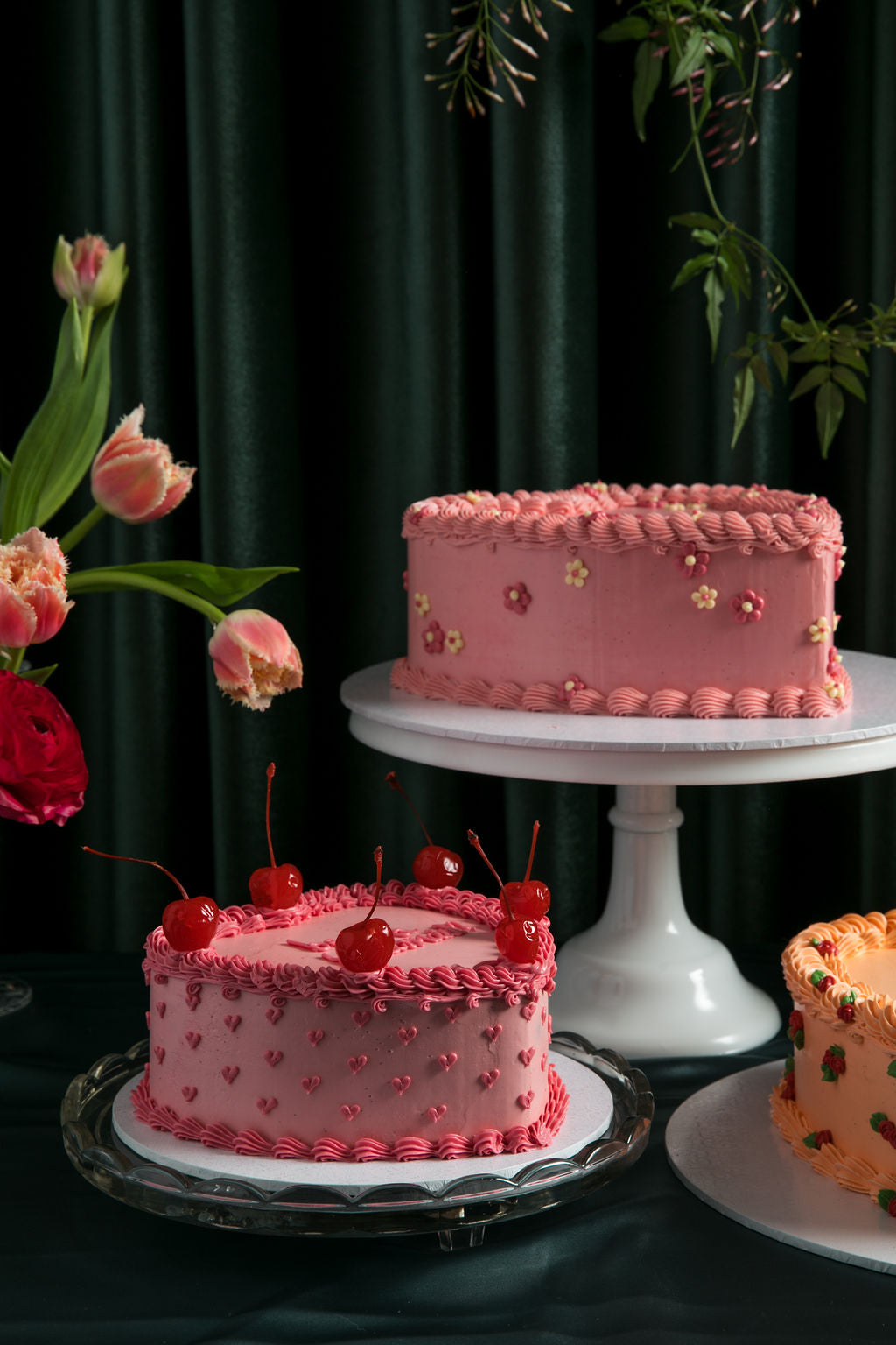 Sweetheart love heart cake