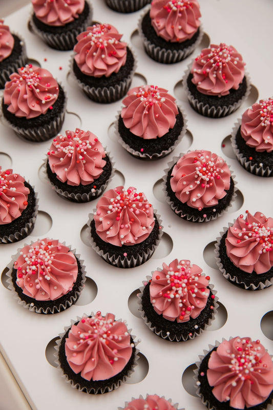 Mini Cupcakes - Chocolate and vanilla (24 pack)