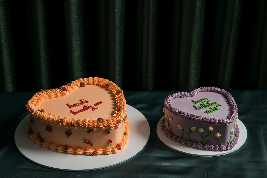Sweetheart love heart cake