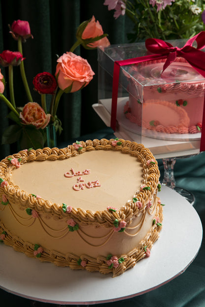 Lambeth love heart cake