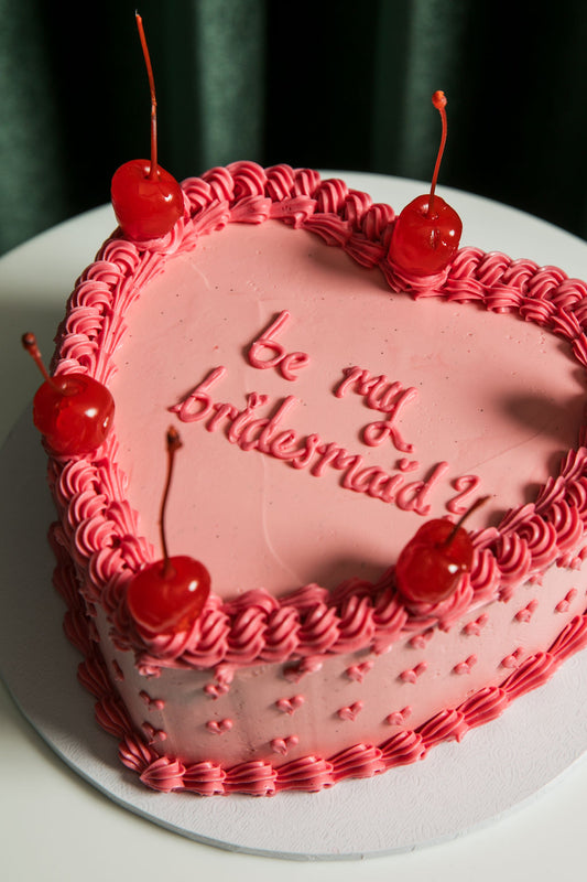 Sweetheart love heart cake