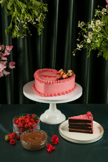 Chocolate and raspberry