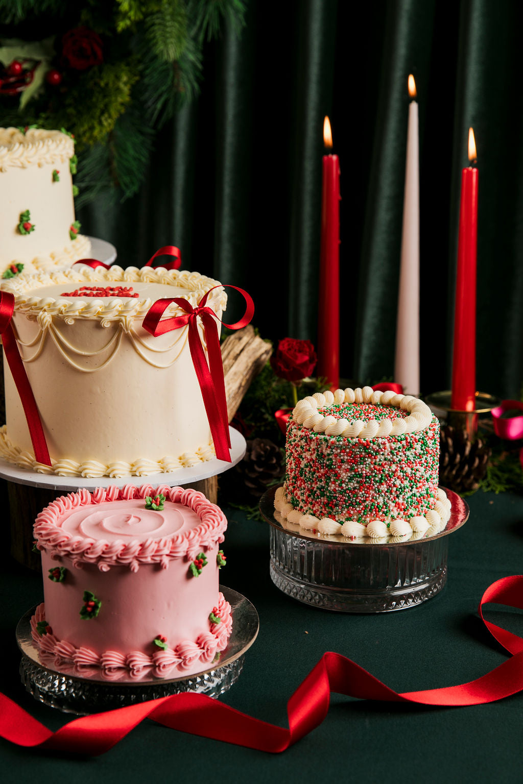 Christmas Holly cake